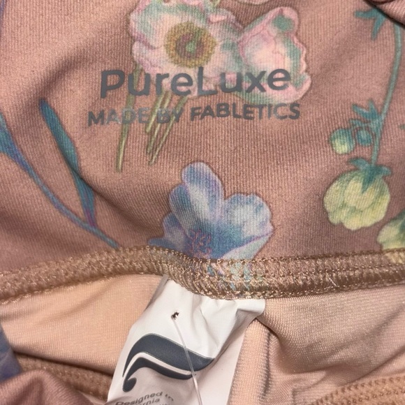 Fabletics Leggings PureLux Ultra High Waist Cropped Leggings Saguaro Floral XS - Picture 8 of 14
